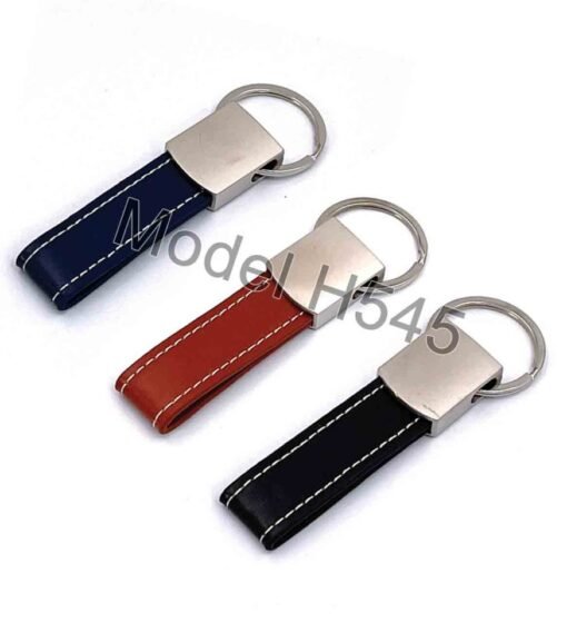 Metal Keychain with PU Belt GC H545 6 Metal Keychain with PU Belt GC H545
