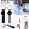 Metal Keychain with PU Belt GC H547