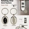 Rotating Metal Keychain GC H549