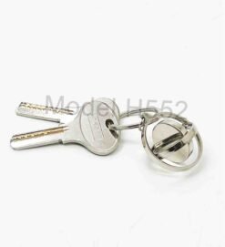 Round Shape Rotating Metal Keychain GC H552