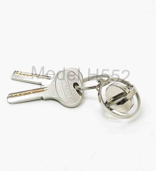 Round Shape Rotating Metal Keychain GC H552 5 Round Shape Rotating Metal Keychain GC H552