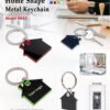 Home Shape Metal Keychain GC H553