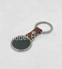 Round Shape Rotating Metal Keychain GC H556