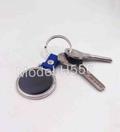 Round Shape Rotating Metal Keychain GC H556