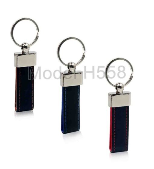 Metal Keychain with PU Belt GC H558 6 Metal Keychain with PU Belt GC H558