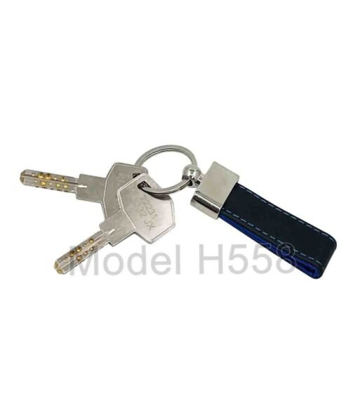 Metal Keychain with PU Belt GC H558 4 Metal Keychain with PU Belt GC H558