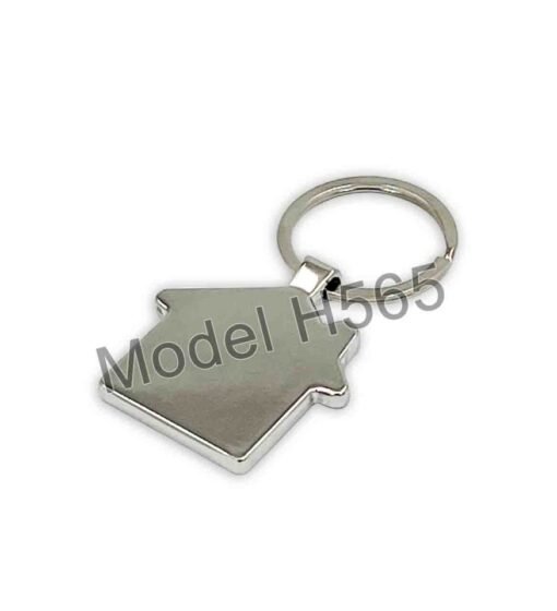 Home Shape Wooden Keychain GC H565