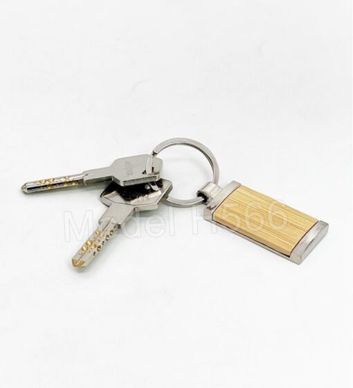 Wooden Metal Keychain GC H566