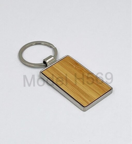 Wooden Metal Keychain GC H569