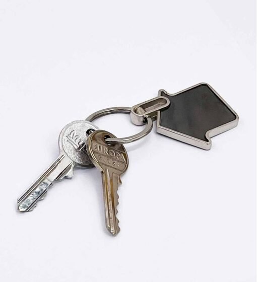 Home Shape Metal Keychain GC H570