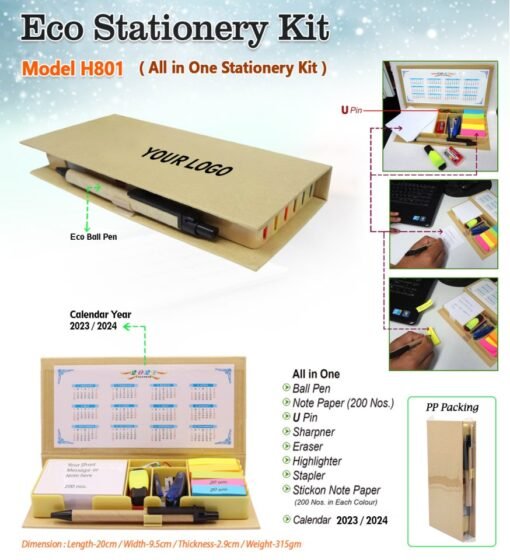 Eco Stationery Kit GC H801 3 Eco Stationery Kit GC H801