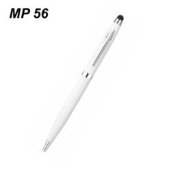 Premium Metal Pen MP-56 White Stylus
