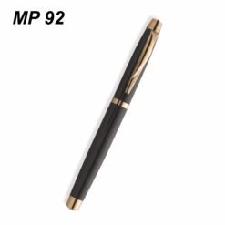 Premium Metal Pen MP-92 Creta Black Gold Roller