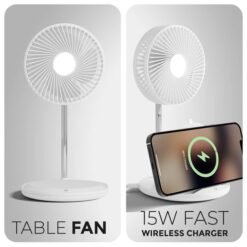 Aerocharge - A table fan with a fast 15W wireless charger