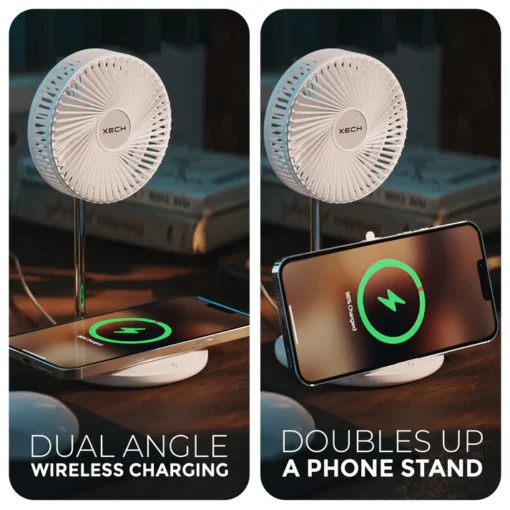 Aero Charge Table Fan with 15W Wireless Fast Charger 4 Aero Charge Table Fan with 15W Wireless Fast Charger