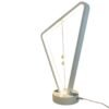 Asymmetrix II Space White Table Lamp