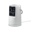 Desk Boss - White - Bluetooth Speaker, Phone Holder with Digital Clock