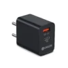 20W Dual Fast USB/PD Adapter, Black