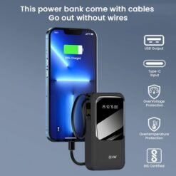 EVM 10000mAh Black Encase Mini Power bank EK1206