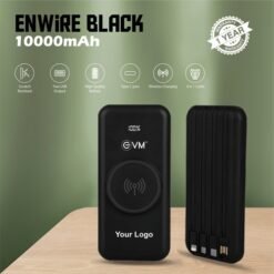 EVM Enwire Black 10000 MAH Power Bank EK10232