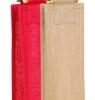 Eco Friendly Jute - Bottle Bag Design No 3