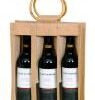 Eco Friendly Jute - Bottle Bag Design No 4