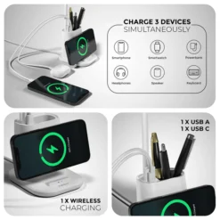 Quest Pro Mobile Charger, Table Lamp & Pen Stand