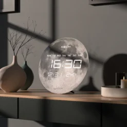 Solaris Moon LED Wall & Table Clock