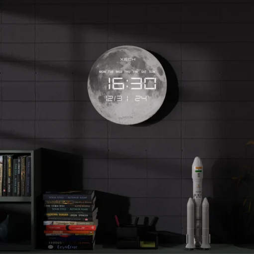 Solaris Moon LED Wall & Table Clock 4 Solaris Moon LED Wall & Table Clock
