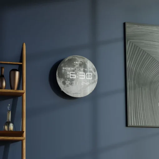 Solaris Moon LED Wall & Table Clock 5 Solaris Moon LED Wall & Table Clock