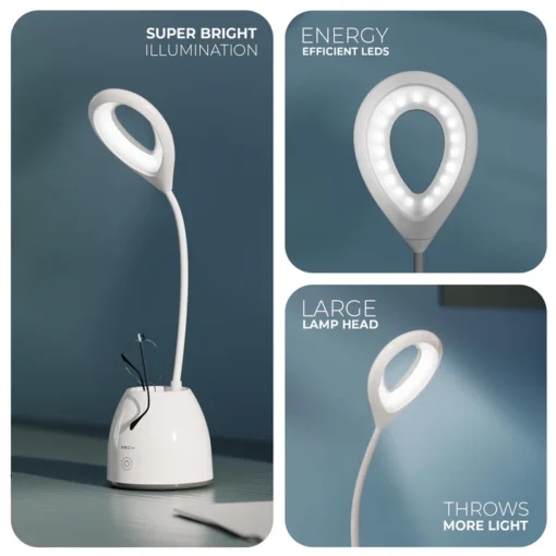 T2C Portable Desk Lamp with 450 Lumens Of Pure LED Power 5 T2C Portable Desk Lamp with 450 Lumens Of Pure LED Power