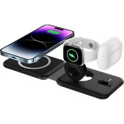 UNIFOLD- Foldable Wireless Charging Mat, Black