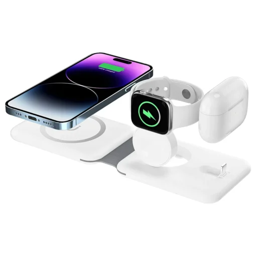 UNIFOLD- Foldable Wireless Charging Mat (Black, White) 5 UNIFOLD- Foldable Wireless Charging Mat, White