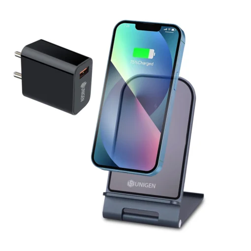 Uni stand Flex wireless charger, Black