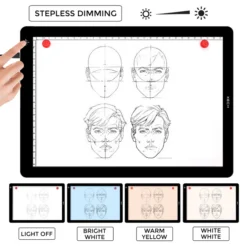 A4 X Magnetic LED Drawing Board with Backlight
