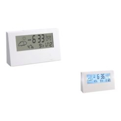 Sharp weather station clock with backlight A104