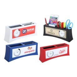 Tumbler with clock & 2 side branding area |  A115