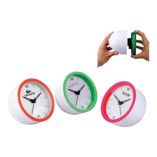 Chipper: Table clock with Fluorescent ring | 5 inch dial |  A126
