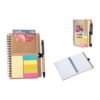 Eco friendly Sticky pad notebook with clear cover (with pen) B100