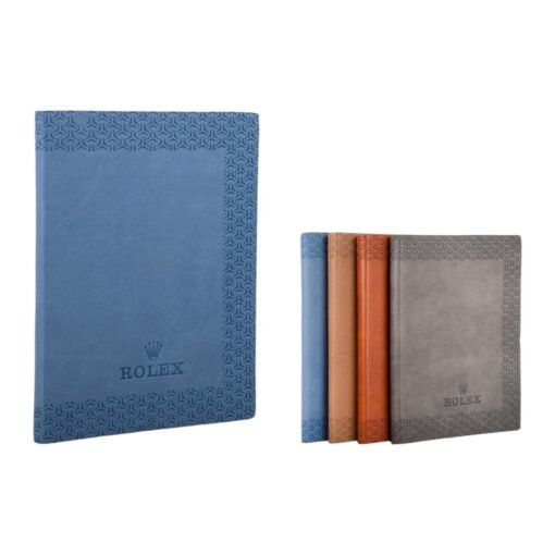 Rolex A5 notebook with memorandum & Bookmark ribbon| 80 gsm sheets | 160 undated pages B105
