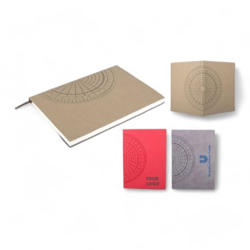 Compass A5 notebook with memorandum, month planner & bookmark ribbon | 176 writing pages B133