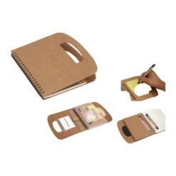 Writing buddy: Diary with pen, wallet, sticky pads and carrying handle (60 sheets) B60