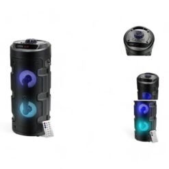 Artis Outdoor Bluetooth Party speaker with Mic & Remote | 20W output | TWS option | RGB lights | FM radio | Supports USB, TF card & Aux inputs C145