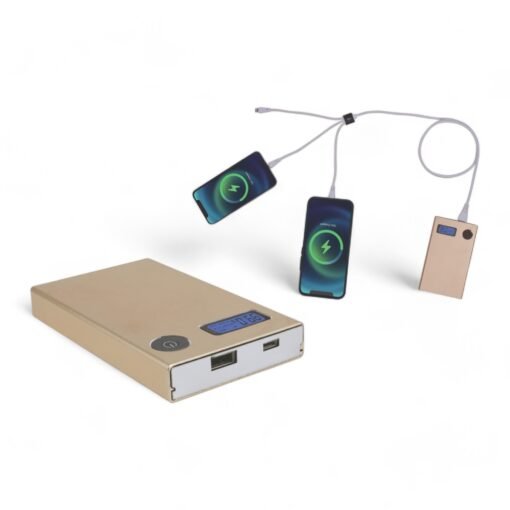 Magic box Premium Power Bank -10000 mAh | Multi phone cable included C18a