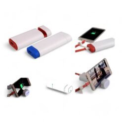 Power Glow Sliding power bank with mobile stand (6,000 mAh) C42