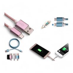 2 side cable for Android and iPhone