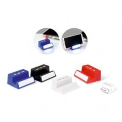 Power Glow 3 USB hub with mobile stand and logo highlight (Top USB) C85