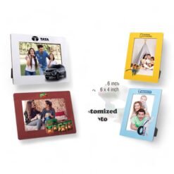 Out of the box High Gloss Photo Frame in MDF | With customized frame & insert | Photo size 4x6 inch | Vertical | MOQ 100 pcs D40
