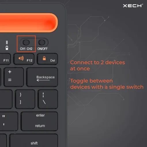 Double Channel - Bluetooth Enabled Wireless Keyboard