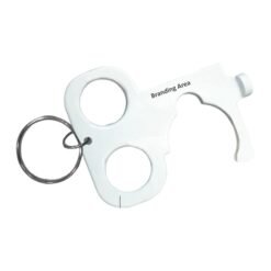 Multifunction Covid keychain with carry bag hook | 2 finger design E280